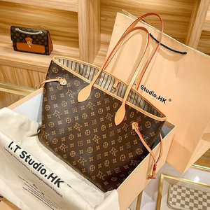 กระเป๋าถือสะพายไหล่ผู้หญิงแฟชั่นใหม่ ขายส่ง ความจุเยอะ น่ารัก สีน้ำตาล แบบเปิดด้านบน ใช้ได้ที่ชายหาด ทำจากหนัง PU เหมาะสำหรับฤดูร้อนและฤดูใบไม้ร่วง - Product Image 2