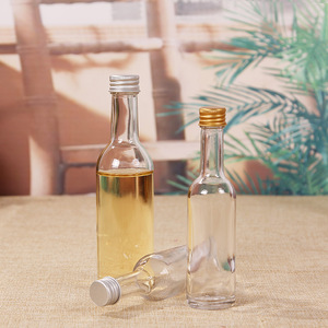 Thu nhỏ 50ml 100ml Glass Wine Bottle với nhôm vít cap nắp cho Whisky và <span class=keywords><strong>Vodka</strong></span> - Product Image 4