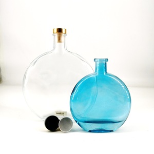 Bouteille de vin, vodka, vin de fruits, bouteille plate pour spiritueux, 250 ml, 500 ml, bouteille de vin pour <span class=keywords><strong>whisky</strong></span> - Product Image 6