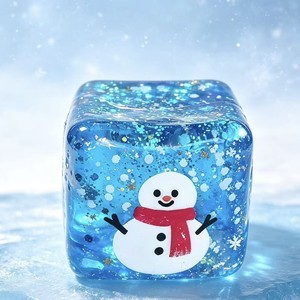 Juguete Antiestrés de Goma con Temática Navideña, Nuevo Producto Más Vendido, en Caja, de Rebote Lento y Divertido - Product Image 4
