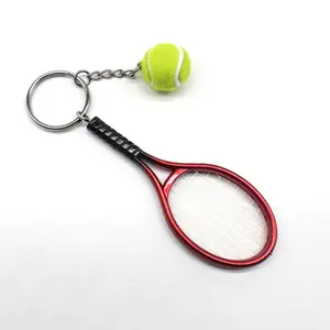 Fabrieksprijs Sport Souvenir Geschenken Plastic Tennisbal Sleutelhanger