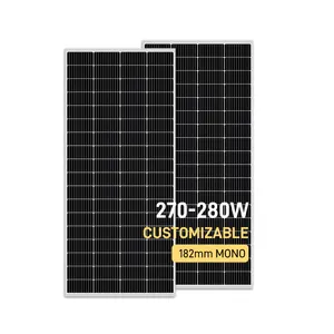 HT 195w solar cell panel panel solar monocristalino 195w mono 200w portable solar panel