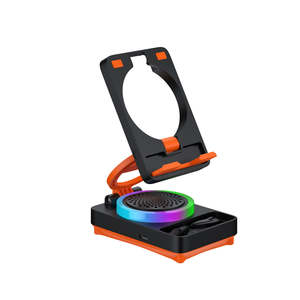 Nouveau bleu dent haut-parleur support de téléphone portable tablette bureau fête <span class=keywords><strong>musique</strong></span> sans fil support de téléphone portable haut-parleur - Product Image 1