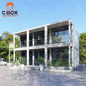 Cbox Luxury Villa modulaire préfabriquée à 2 étages, facile à assembler, hôtel, bureau mobile, résidence, bar, restaurant, maison conteneur en kit - Product Image 5