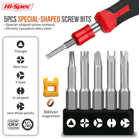 5pc 50mm Long Acier Triangle Y-point Pin Clé 3 4 Points Tournevis Bit Set Inviolable Sécurité Driver Bits OEM ODM Prêt