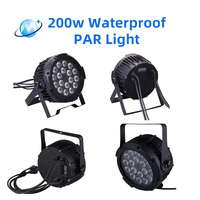 Projecteurs de scène professionnels MJ Outdoor étanches IP65 18*10W 4-en-1 à LED, équipement d'éclairage de scène