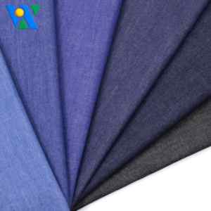 Tessuto Denim 100% <span class=keywords><strong>Cotone</strong></span> 4.1oz <span class=keywords><strong>Prezzo</strong></span> di Fabbrica, Denim Twill 32S Tinto in Filo per Camicie e Abbigliamento, Stile Semplice - Product Image 5