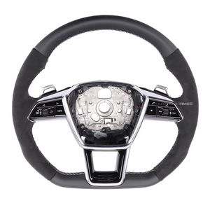 Volant en cuir LED M Sport avec palettes de changement de vitesse C8 multi-boutons compatible avec C8 A6 S6 <span class=keywords><strong>RS6</strong></span> A7 S7 7 A8 S8 Q7 Q8 - Product Image 4