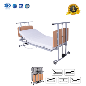 Lit d'hôpital électrique pour personnes âgées <span class=keywords><strong>à</strong></span> usage domestique avec 5 fonctions réglables, lit de soins <span class=keywords><strong>à</strong></span> <span class=keywords><strong>domicile</strong></span> pour personnes atteintes de démence - Product Image 2