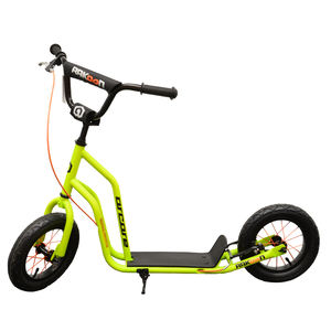 Trottinette de 12 pouces avec cadre en acier 2 roues Push Scooter frein à main <span class=keywords><strong>chien</strong></span> coup de pied vélo <span class=keywords><strong>pour</strong></span> enfant enfants garçons pied vélo Scooters - Product Image 4