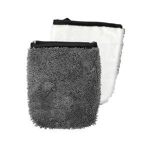 Guante de Limpieza de Microfibra, Fibras Ultrafinas y Densas, Antiarañazos, Multifuncional, Guante para Pulir y Encerar Autos de Doble Cara - Product Image 4