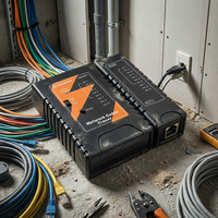 Kit de prueba de cables LAN de un solo extremo - Incluye prueba de crimpado, detección de fallos de contacto, mapeo de pines LED para técnicos