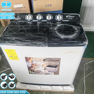 OEM/ODM 12kg Semi Automatic Washing Machine Large Capacity Double Tub Washing Machine with Independent Washing and Spin-drying - Product Image 1
