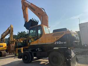 Excavadora Hyundai R210W de Segunda Mano, 21 Toneladas, Robex 210 210W-9, Motor Cummins, Original de Corea, Poco Tiempo de Trabajo, en Venta - Product Image 2