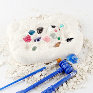 Vendita calda di pietre preziose Kit di scavo archeologia scava fossile scoprire giocattoli educativi per bambini - Product Image 1