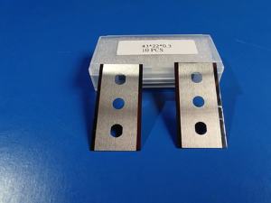 Dao công nghiệp tùy chỉnh FHONK bằng cacbua vonfram, lưỡi cắt màng phim, lưỡi ba lỗ dùng để cắt sợi hóa học, cao su - Product Image 6