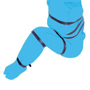 Traje sin costuras con tiras ajustables para bondage, erótico, para juegos de rol, sumisión, restricción y confinamiento, accesorios. - Product Image 2