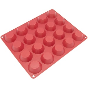 Mini <span class=keywords><strong>molde</strong></span> de silicona de 20 cavidades <span class=keywords><strong>para</strong></span> tartas caseras, tartas, pudín, gelatina - Product Image 2