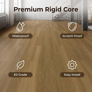 Suelo SPC con Aspecto de Madera Bohemia, 100% Impermeable, Sistema de Click, Piso Flotante de <span class=keywords><strong>Vinilo</strong></span> con Núcleo Rígido - Product Image 2