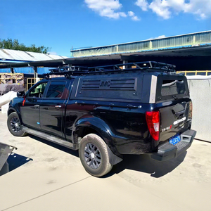 Capot de benne manuel à trois portes avec hayon surélevé en alliage d'aluminium pour Toyota, Ford F-150, Ranger, <span class=keywords><strong>Dodge</strong></span> <span class=keywords><strong>Ram</strong></span> <span class=keywords><strong>1500</strong></span>, Isuzu Dmax, Mitsubishi - Product Image 1