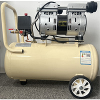 Compresseur d'air portable et multifonctionnel silencieux sans huile de 30 L pour la protection de l'environnement