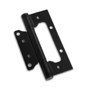 270 graus 4 polegadas madeira borboleta Flush Hinge OEM preço razoável Matte Black Door Hinges