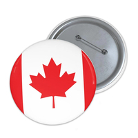 Épingles à revers en émail personnalisées avec le drapeau du Canada, design en forme de feuille d'érable et de cœur, badges en métal, cadeaux pour la fête nationale, souvenirs