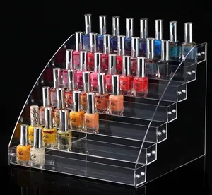 Présentoir pour vernis à ongles en acrylique personnalisé présentoirs de table pour rouges à lèvres en acrylique présentoir pour cosmétiques