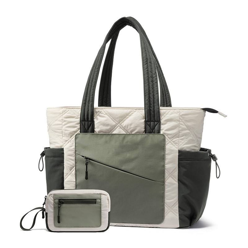 สีเขียว-พร้อมกระเป๋าใบเล็ก