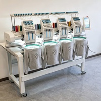 Machine à broder professionnelle à tête unique avancée pour services de personnalisation de vêtements
