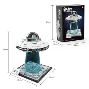Tuomu T3012 UFO Spaceship 800+ <b>Blocks</b> Educational Building Model Toy for Boys Age 8-13 - Product Image 5