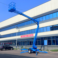 Plateforme élévatrice articulée hydraulique diesel à batterie pour travaux en hauteur 14m 16m 18m