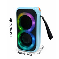 Nuevo SE-T23 Portátil para Altavoz 5.3, 50W de Salida, Soporte para Teléfono de Escritorio, Iluminación RGB, Mini Reproductor de Tarjetas, Audio para Uso en Exteriores
