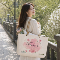 Sac fourre-tout en toile brodée Volume Supply, compartiment spacieux, durable, réutilisable, haute qualité, design personnalisable, sac de shopping