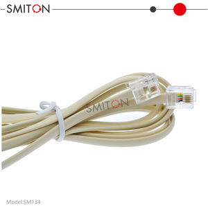 Câble de raccordement téléphonique Cat3 <span class=keywords><strong>RJ</strong></span> 11/<span class=keywords><strong>RJ</strong></span> <span class=keywords><strong>12</strong></span> 6P6P 6P4C - Product Image 5