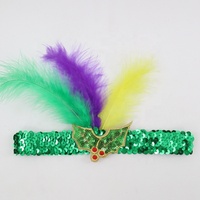 Vente directe d'usine, paillettes de Mardi Gras, plumes, bandeau de Mardi Gras, décorations de fête de mascarade de la Nouvelle-Orléans