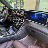 Reproductor de DVD para Auto Doble de 12.3 Pulgadas, Radio Android con Pantalla Táctil, Navegación GPS, Carplay para Mercedes Benz Clase C W205 /GLC 2015-2019