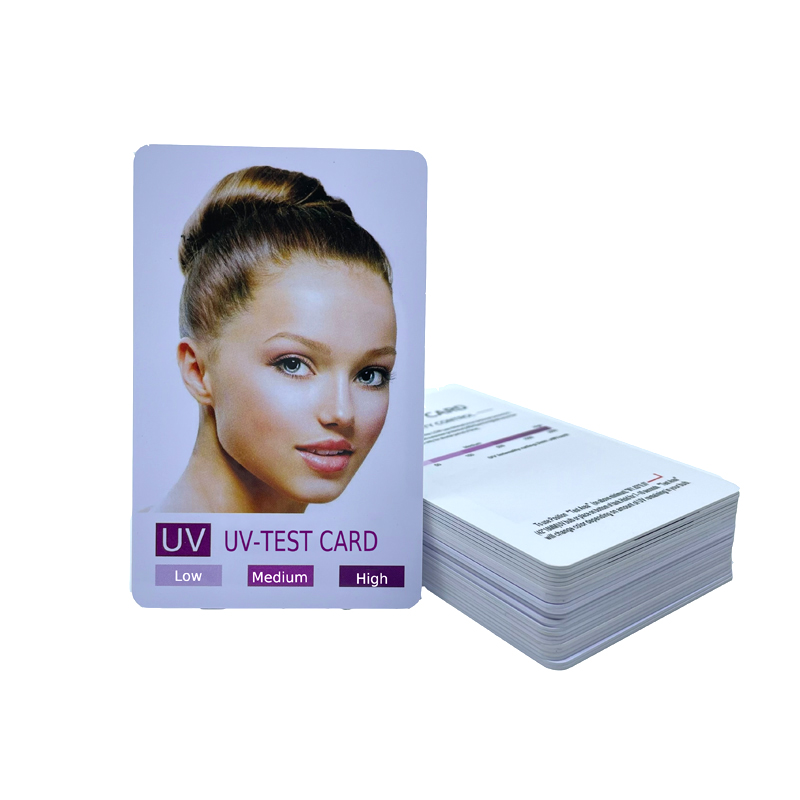 Hot Sales Durable Print Plastic UV Intensity Test Card UV Sensor Card