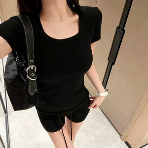 Droma 2025 Set Olahraga <span class=keywords><strong>2</strong></span> Potong untuk Wanita, Celana Jogger Katun Organik dengan Atasan Crop Oversize, Pakaian Senam Yoga Musim Semi - Product Image 3