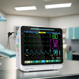 جهاز مراقبة المرضى البيطريين WCHT عالي الدقة ذو 12 قناة مع شاشة LCD، جهاز مراقبة متعدد المعايير للعناية المركزة معتمد من CB - Product Image 3