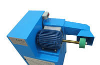 Machine de ponçage et de polissage automatique compacte à station unique pour semelles de chaussures, avec fonction de finition des bords supérieurs des chaussures
