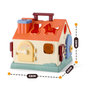 ITTL éducatif Montessori occupé maison jouet en plastique occupé conseil maison pour enfants <span class=keywords><strong>centre</strong></span> d'apprentissage précoce torsion et tour activité maison - Product Image 2