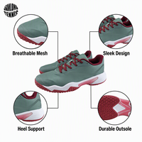 Chaussures de tennis pour terrain dur de qualité tournoi, amortissantes, à adhérence stable, résistantes à l'usure, pour la compétition et l'entraînement au tennis