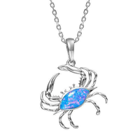 Collier pendentif palmier en argent sterling 925 avec perles noires de Tahiti et perles d'eau douce, thème vie marine