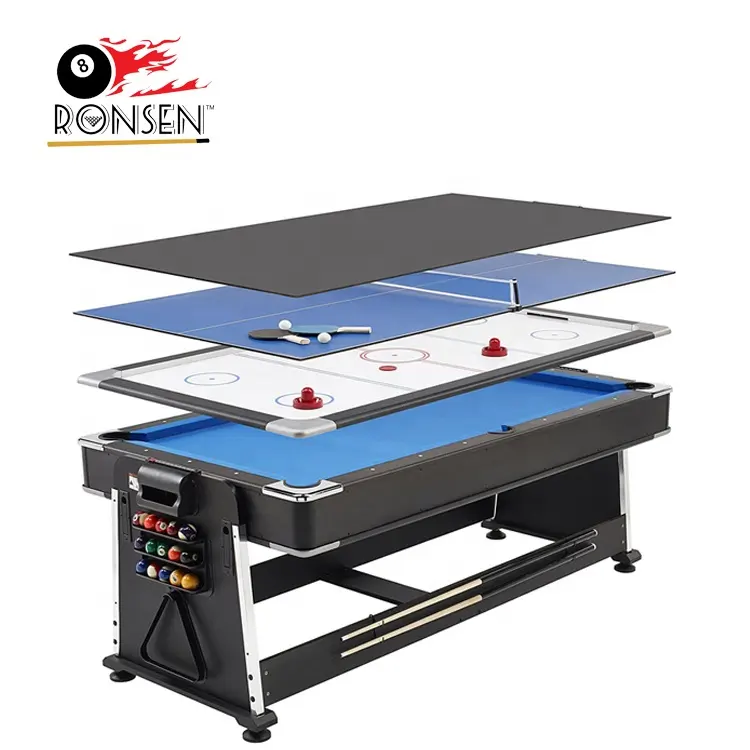 Cheap Price 4 in 1 Multi game Function Sports Table For Indoor Play Air Hockey Dining Table Tennis Pool for Adult Play