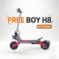 Livraison directe GRATUITE, trottinette électrique BOY H8 certifiée CE, autonomie de 90 km, trottinette pliable tout-terrain de 11 pouces, moteur de 6000 W