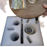 Nouvel ensemble de chicha en bois et verre de luxe, grande taille, pour accessoires de fumage, vente en gros