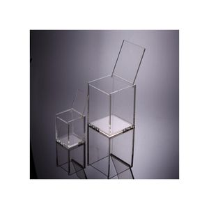 Clear acrylic box with lid
