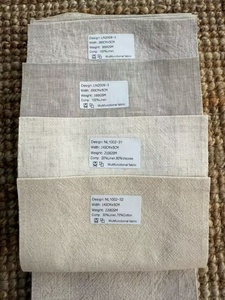 ستائر شفافة نصف معتمة من البوليستر والكتان بتصميم عصري من YCSP، ناعمة وقابلة للتنفس بمظهر الكتان - Product Image 5