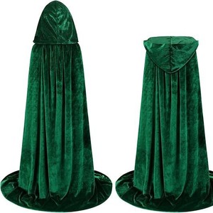 Cape en tissu d'Halloween pour adultes et enfants, style européen et américain, accessoires de déguisement de Diable, Sorcier, Démon, Vampire - Product Image 2